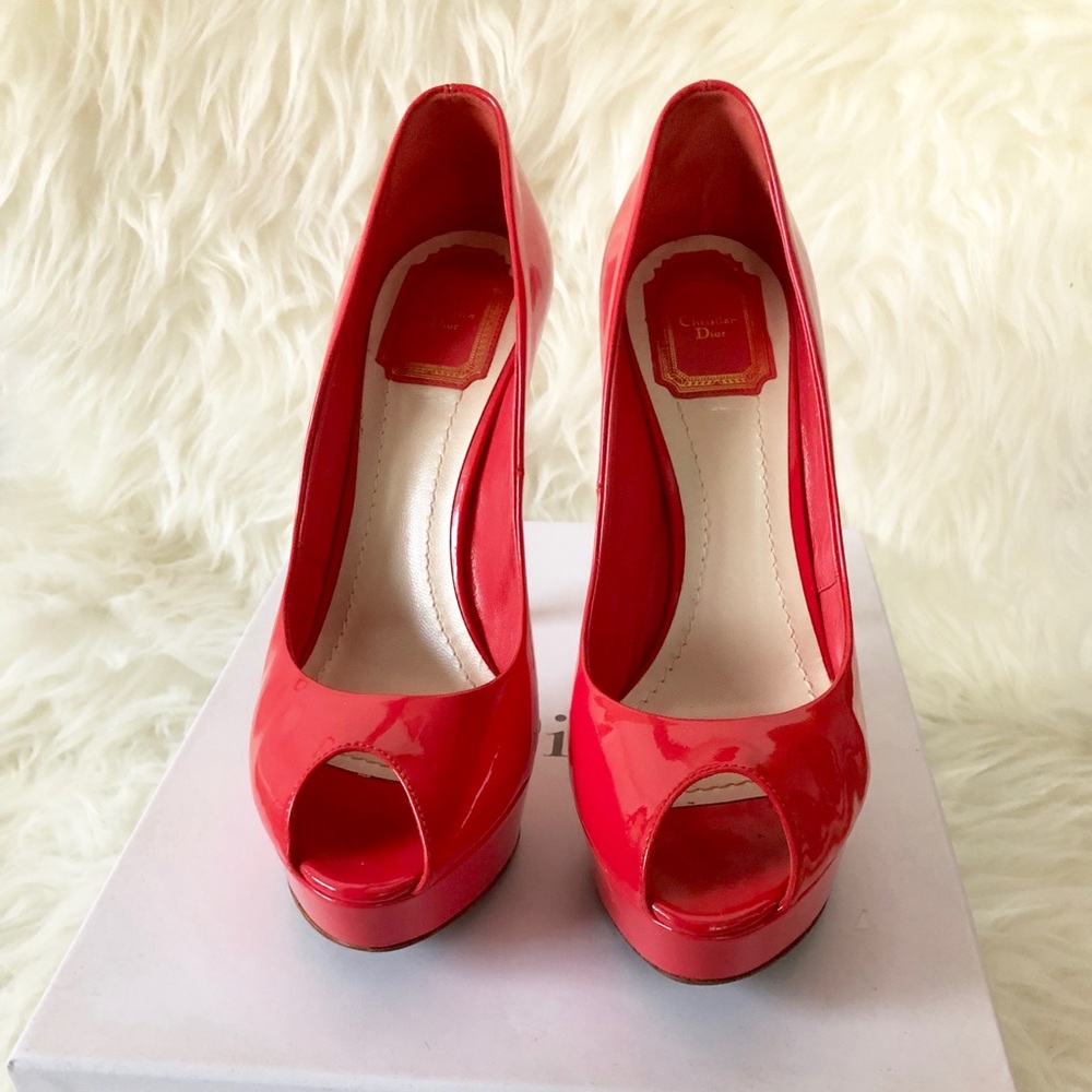 Christian Dior Miss Dior Peep Toe size 38.5